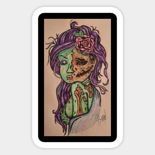 Beautiful death Sticker